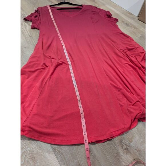 Sz 2 Torrid Super Soft Ombre T-shirt Dress - Picture 6 of 7